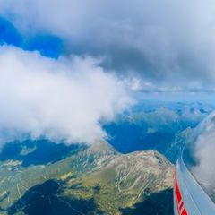 Flugwegposition um 13:18:06: Aufgenommen in der Nähe von Schladming, Österreich in 3142 Meter